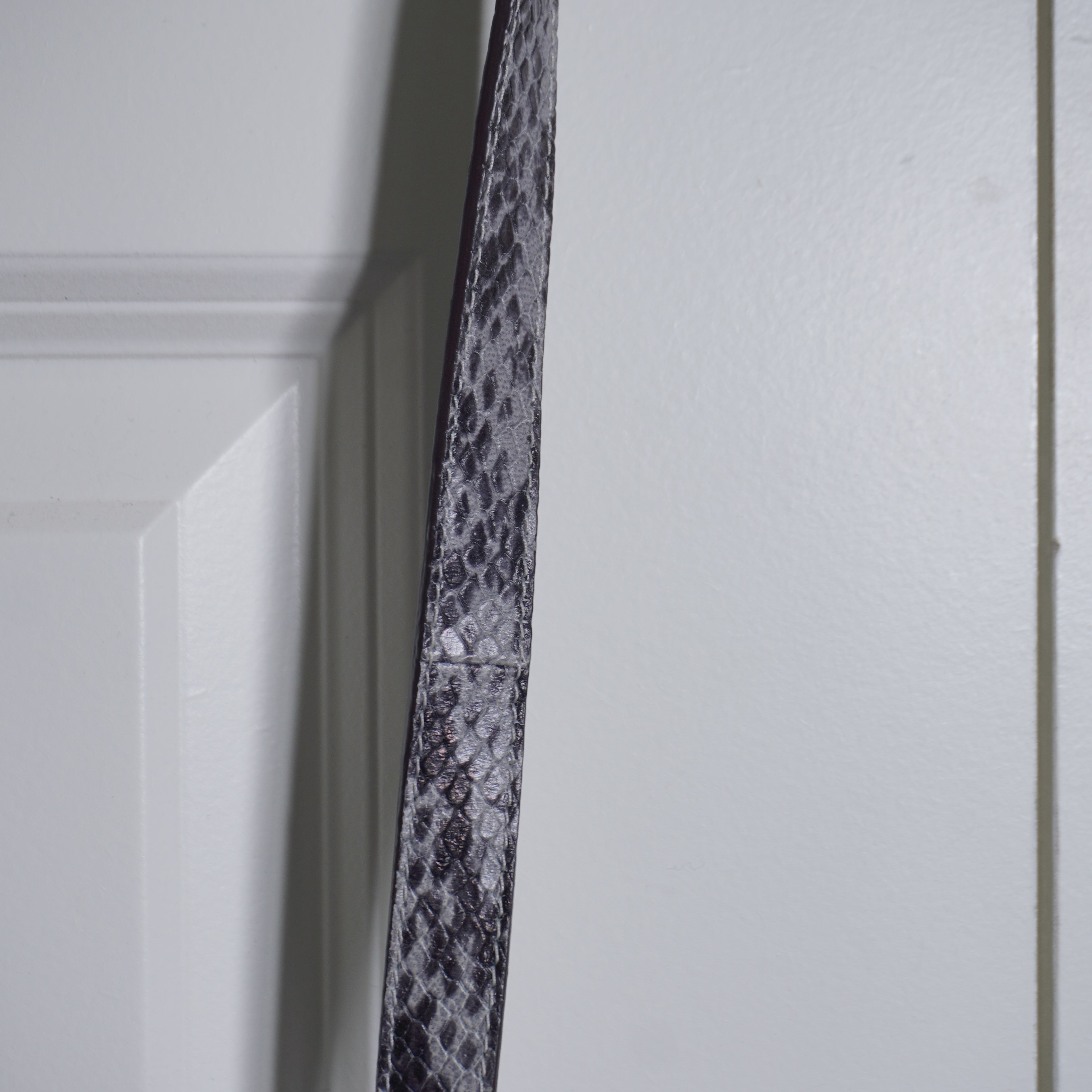 Coach Grey Crossbody Bag with Snake Print