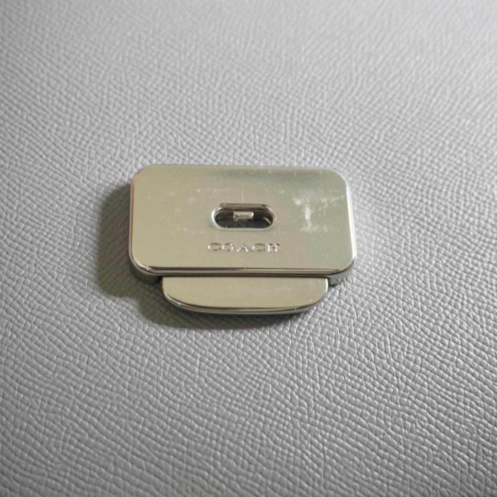 Coach Grey Crossbody Bag with Snake Print