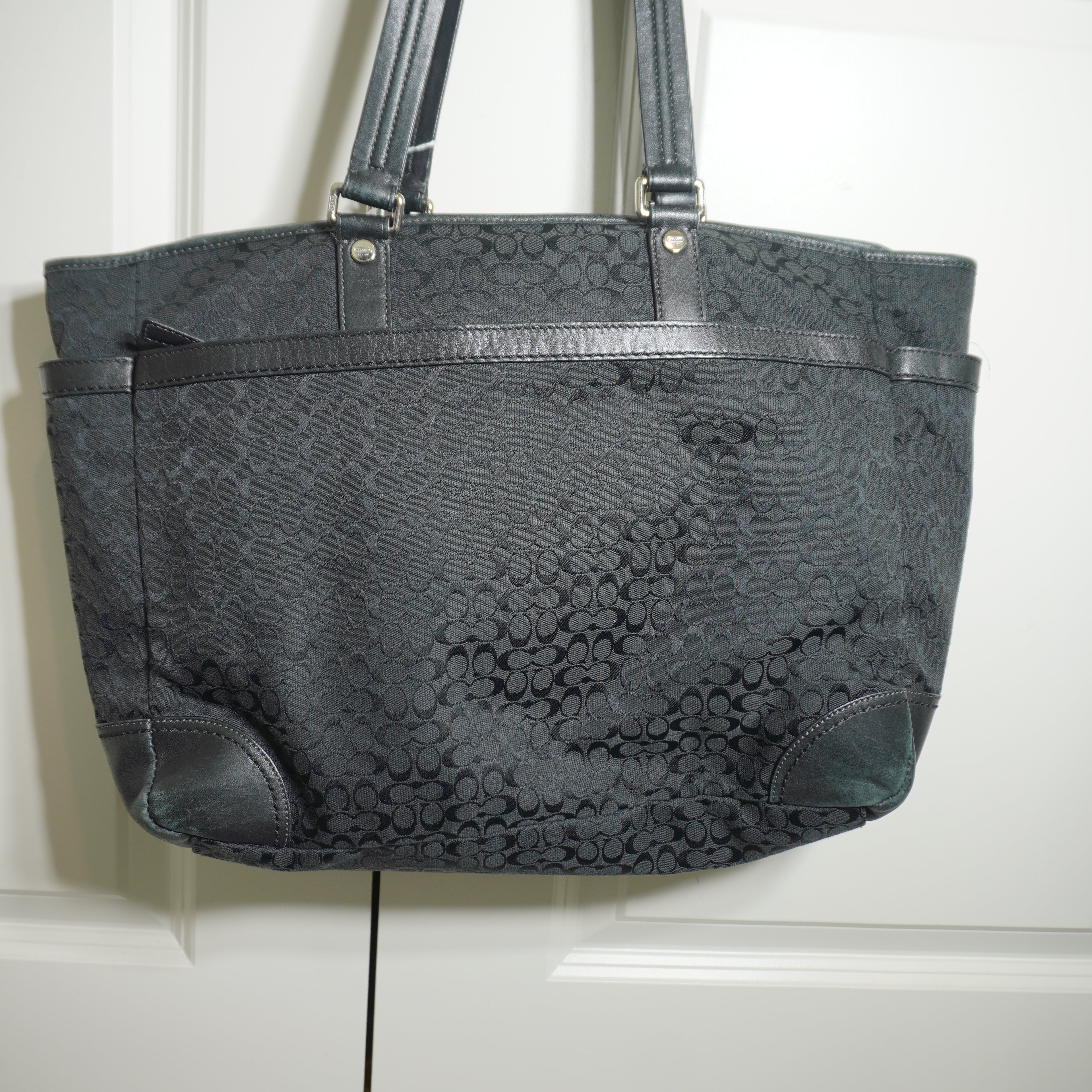 Coach Signature Canvas Tote Bag