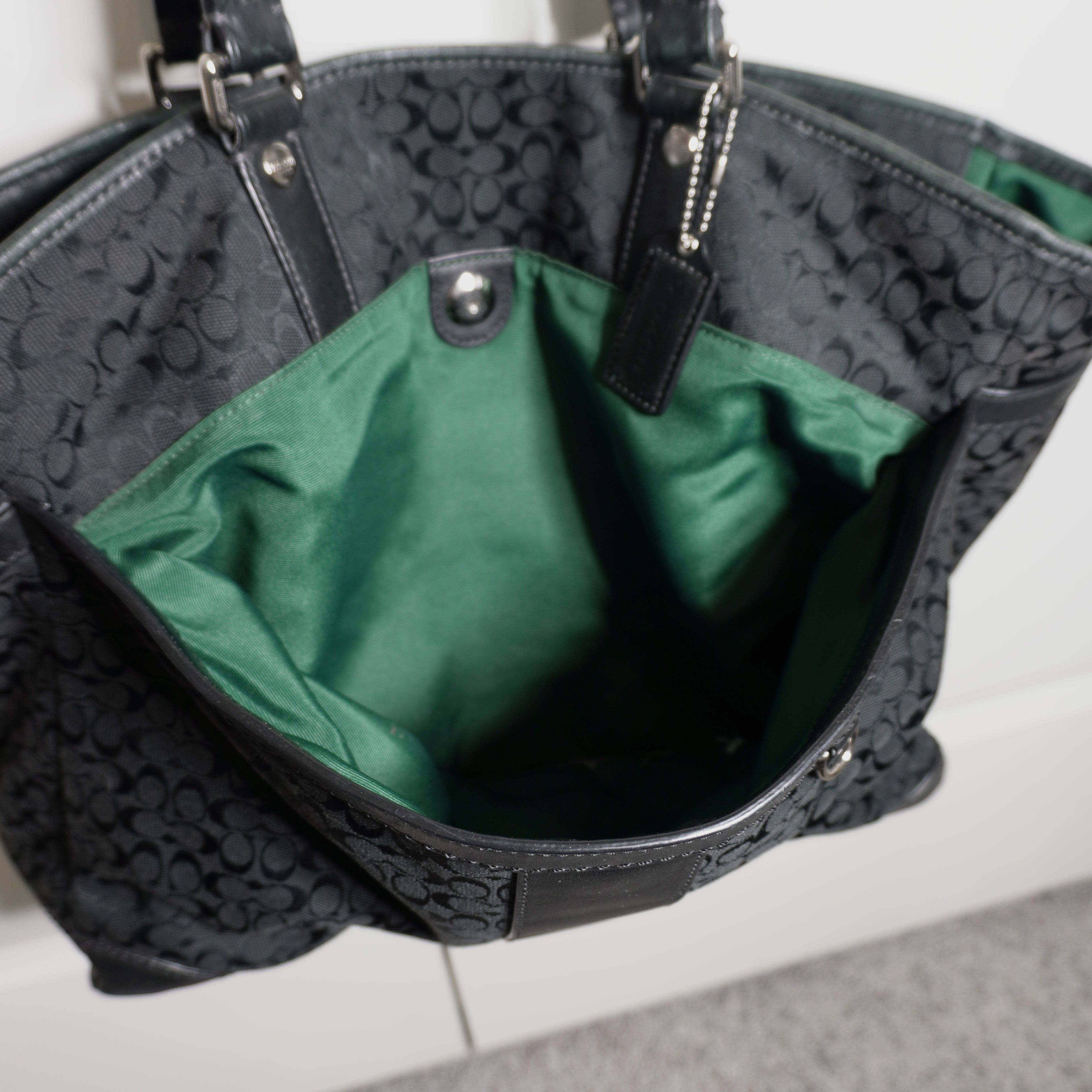 Coach Signature Canvas Tote Bag