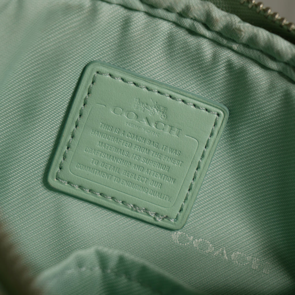 Coach Mint Green Crossbody Bag