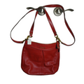 Coach Red Leather Crossbody Bag