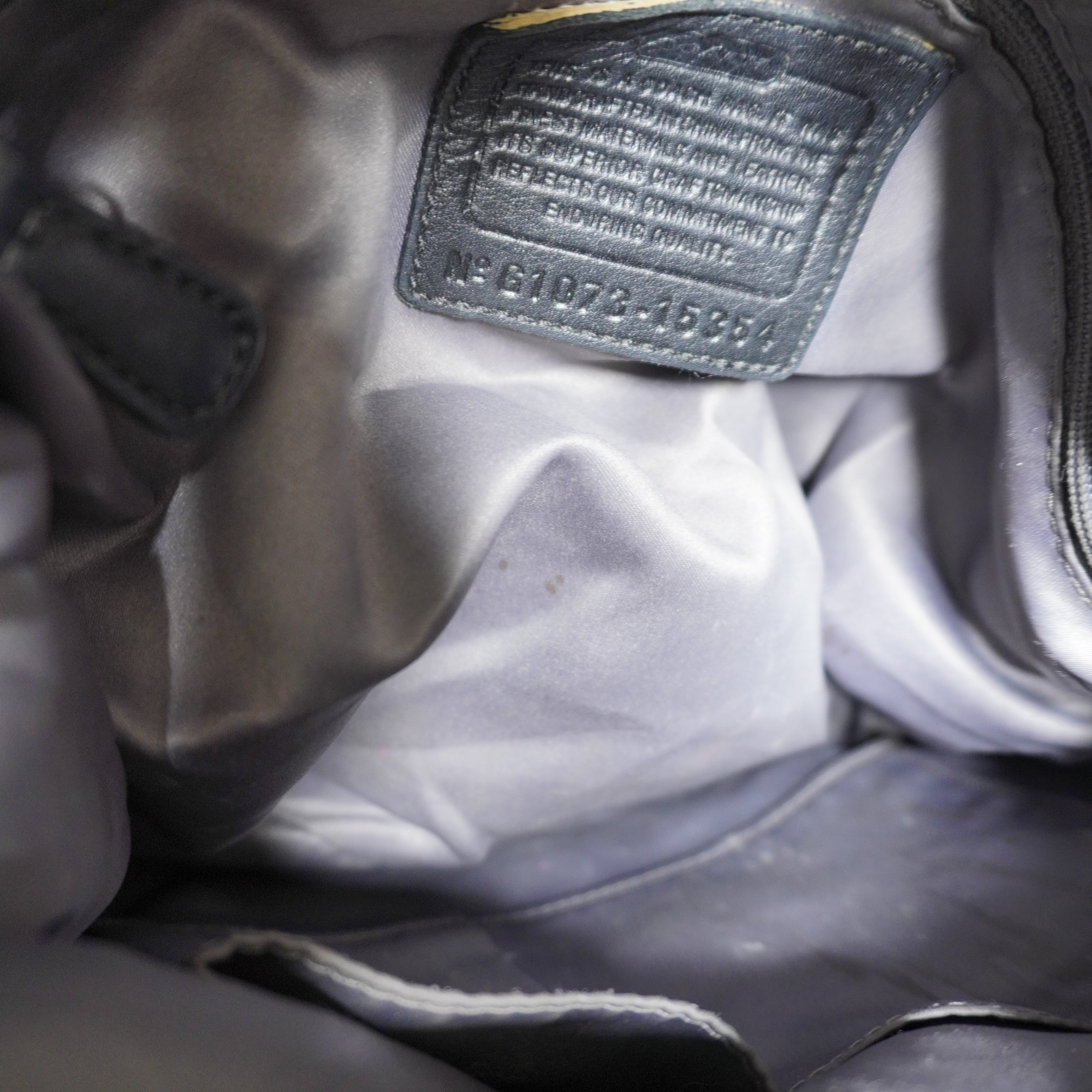 Coach Black Silver Signature C Hobo ShoulderBag