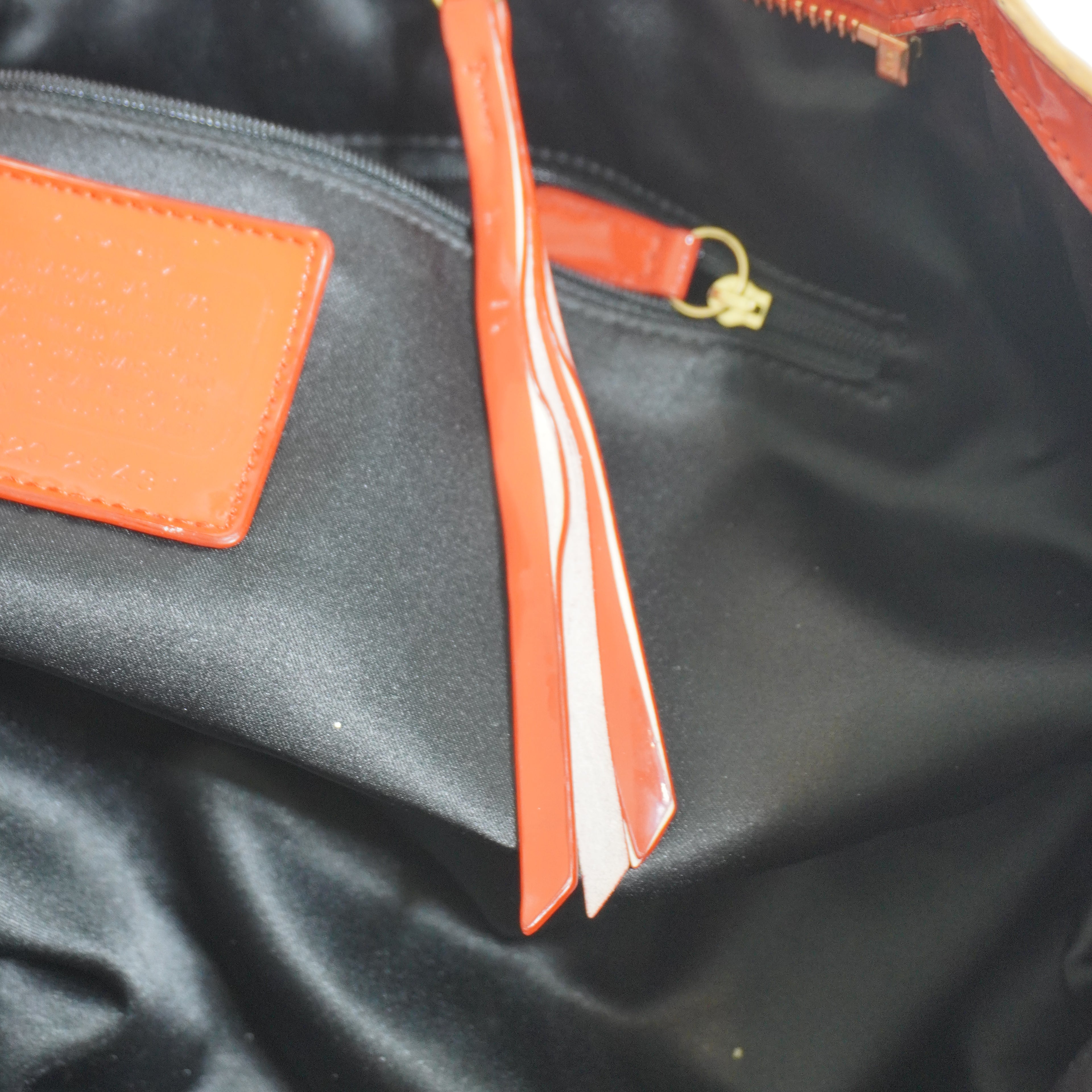 Coach White Orange Polka Dot Tote Bag