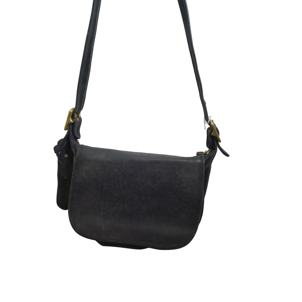 Coach Vintage Black Leather Crossbody