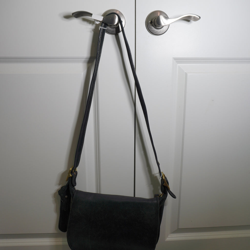 Coach Vintage Black Leather Crossbody