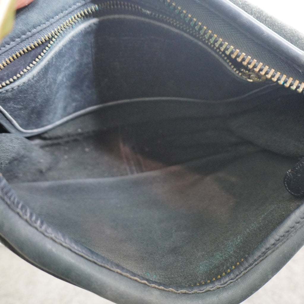 Coach Vintage Black Leather Crossbody