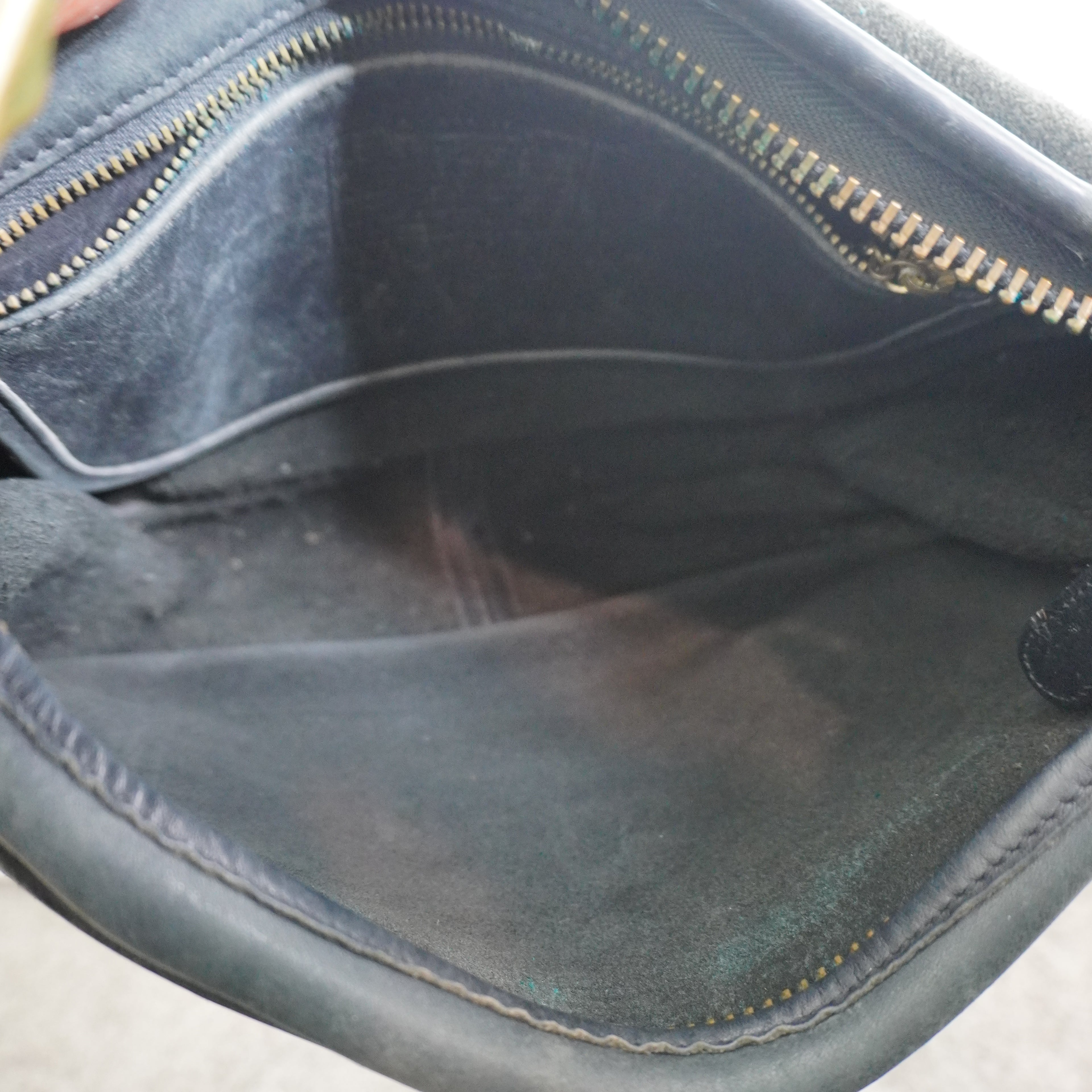 Coach Vintage Black Leather Crossbody