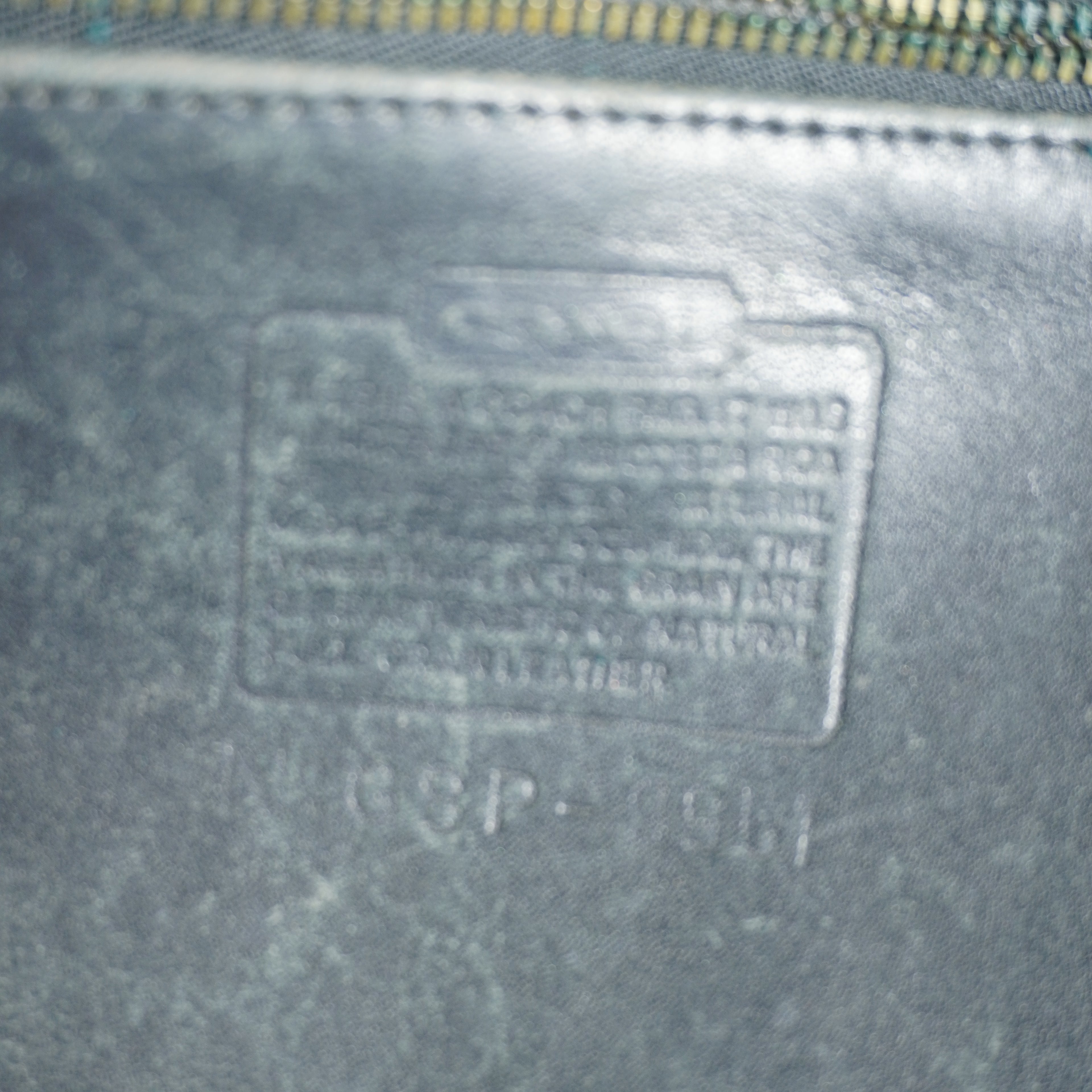 Coach Vintage Black Leather Crossbody