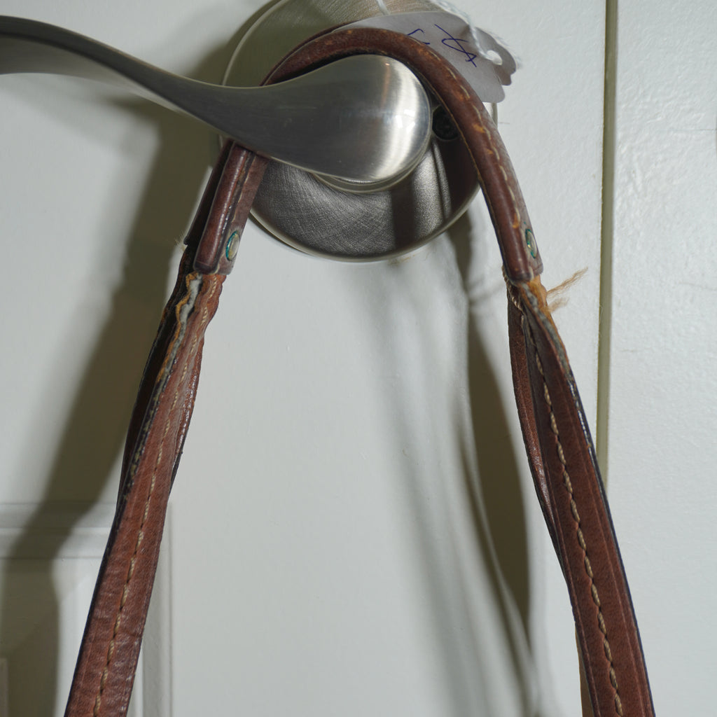 Coach Plaid Beige Blue Shoulder Bag