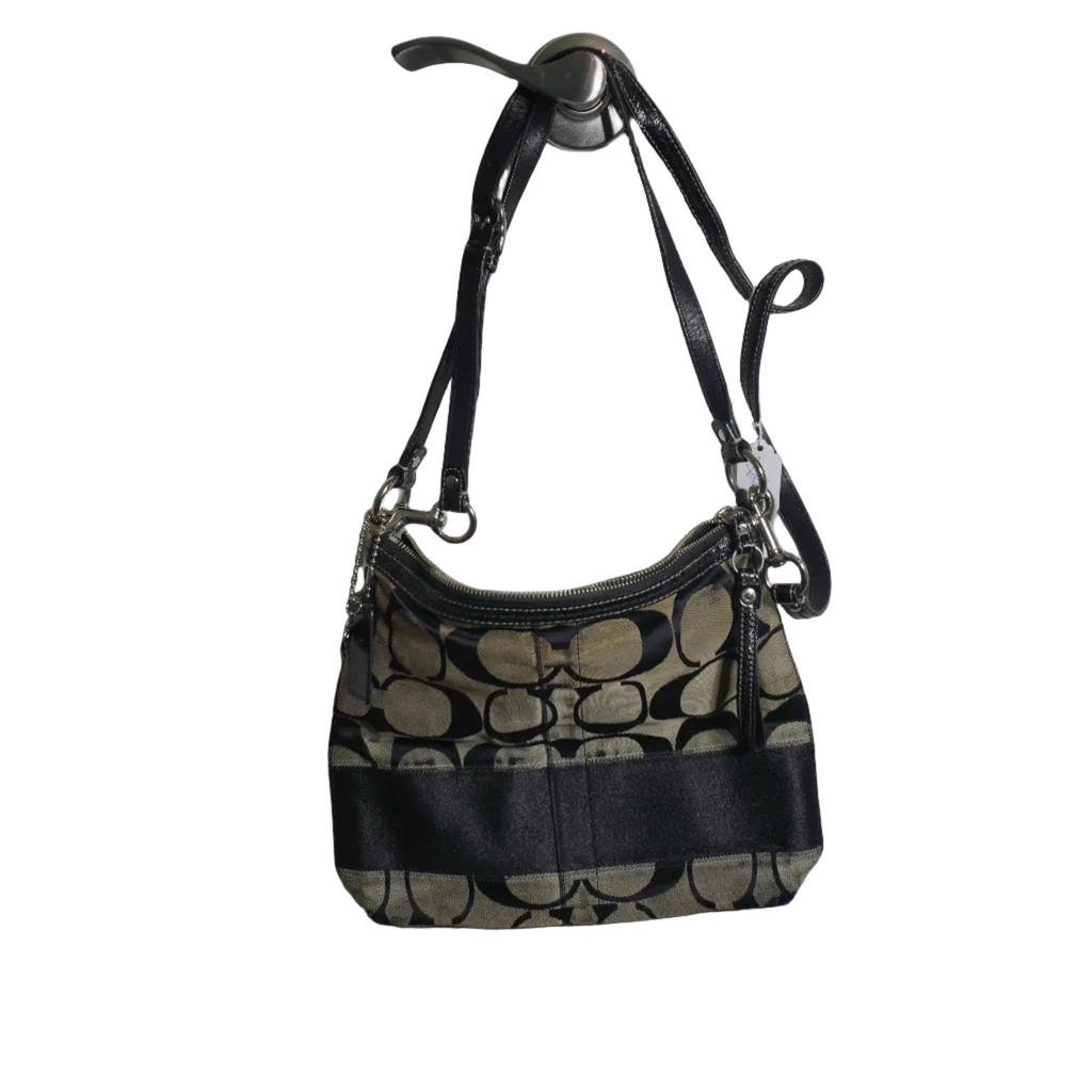 Coach Signature Monogram Shoulder Bag