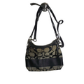 Coach Signature Monogram Shoulder Bag