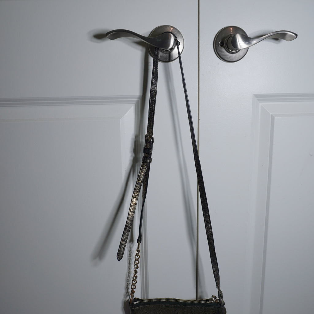 Coach Gold/Black Crossbody Bag