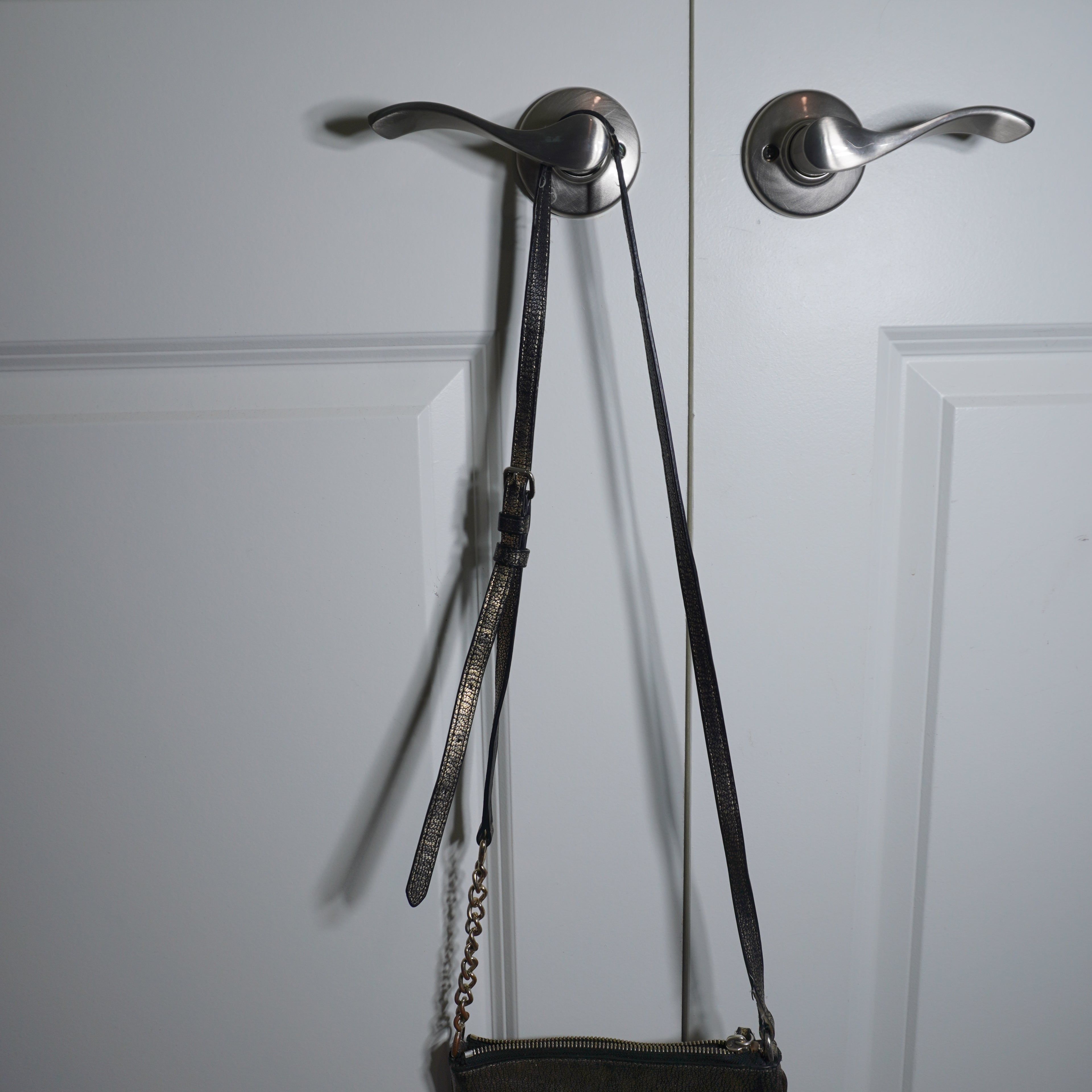 Coach Gold/Black Crossbody Bag