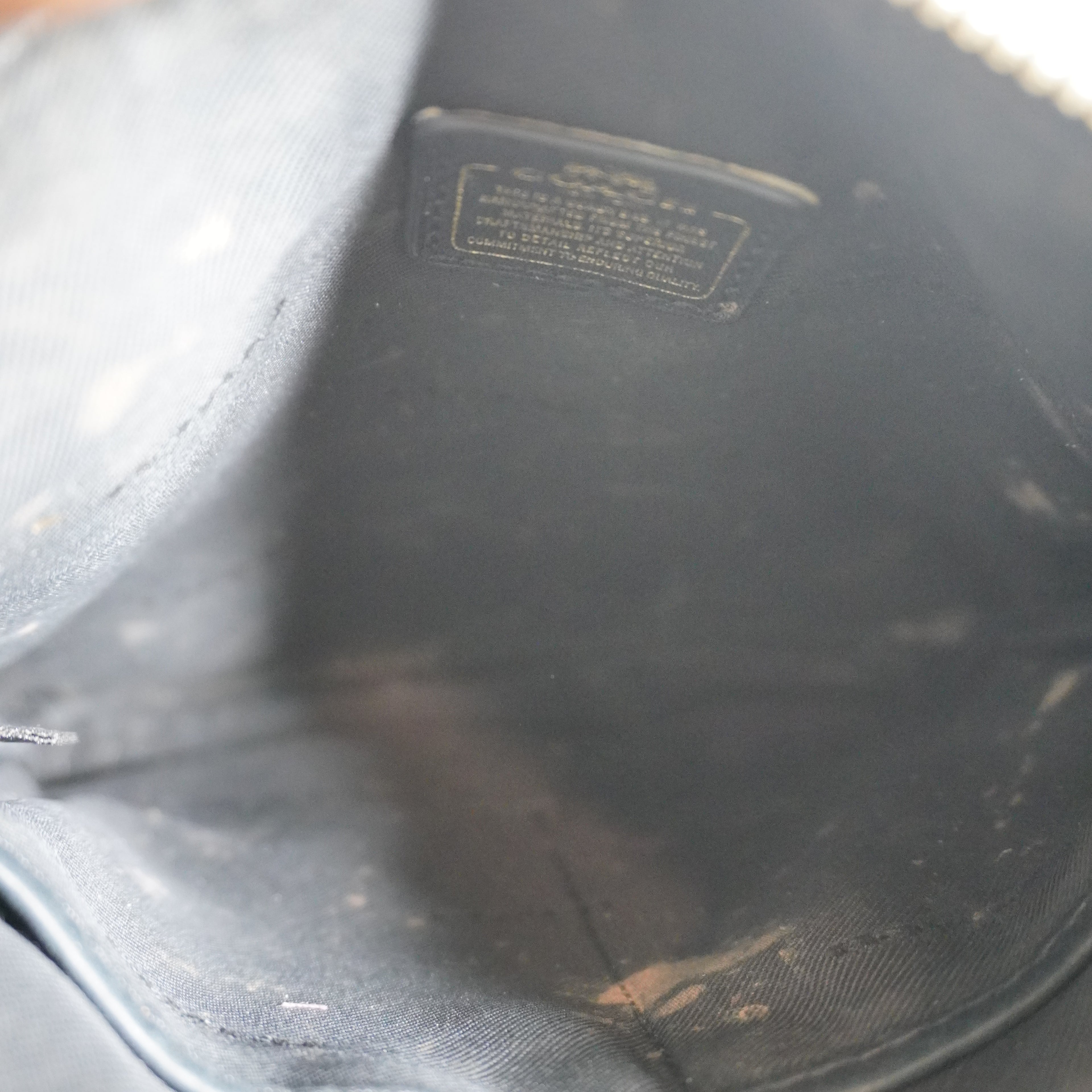 Coach Gold/Black Crossbody Bag