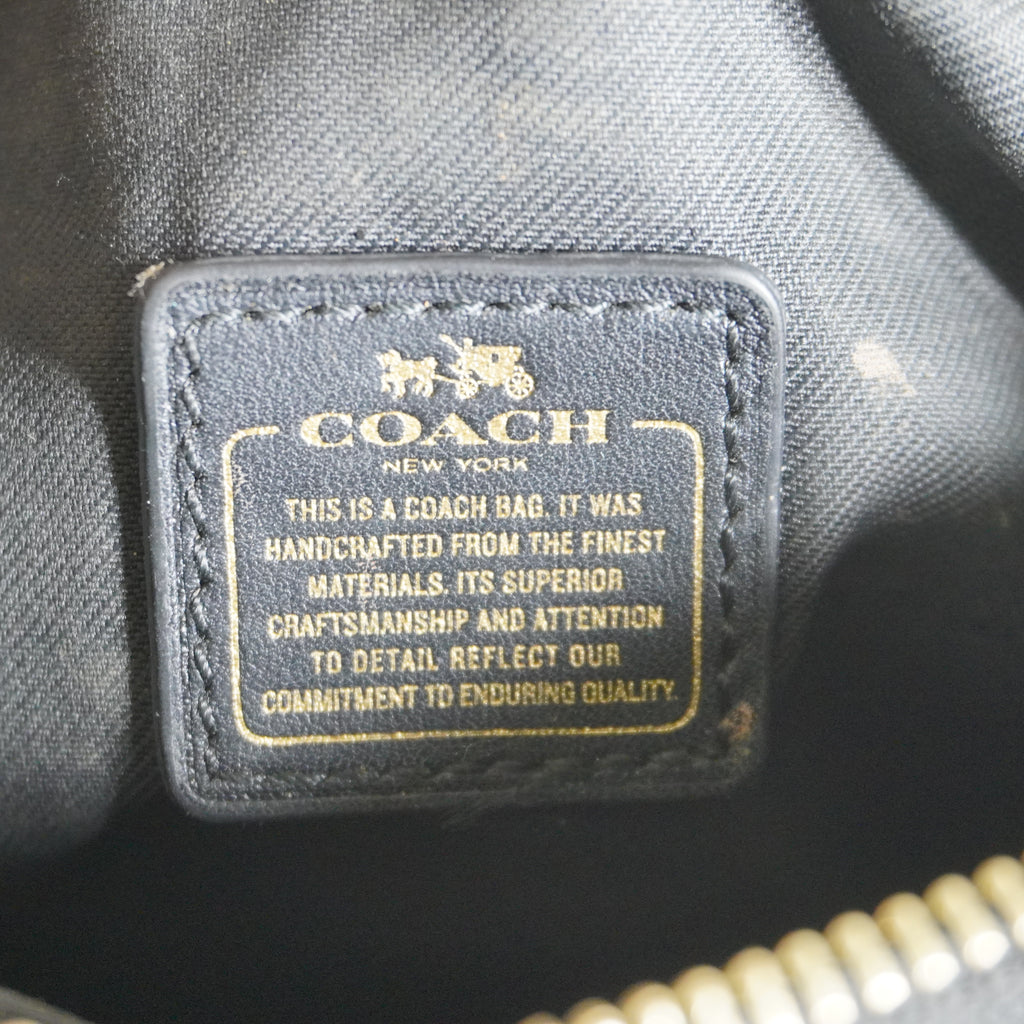 Coach Gold/Black Crossbody Bag