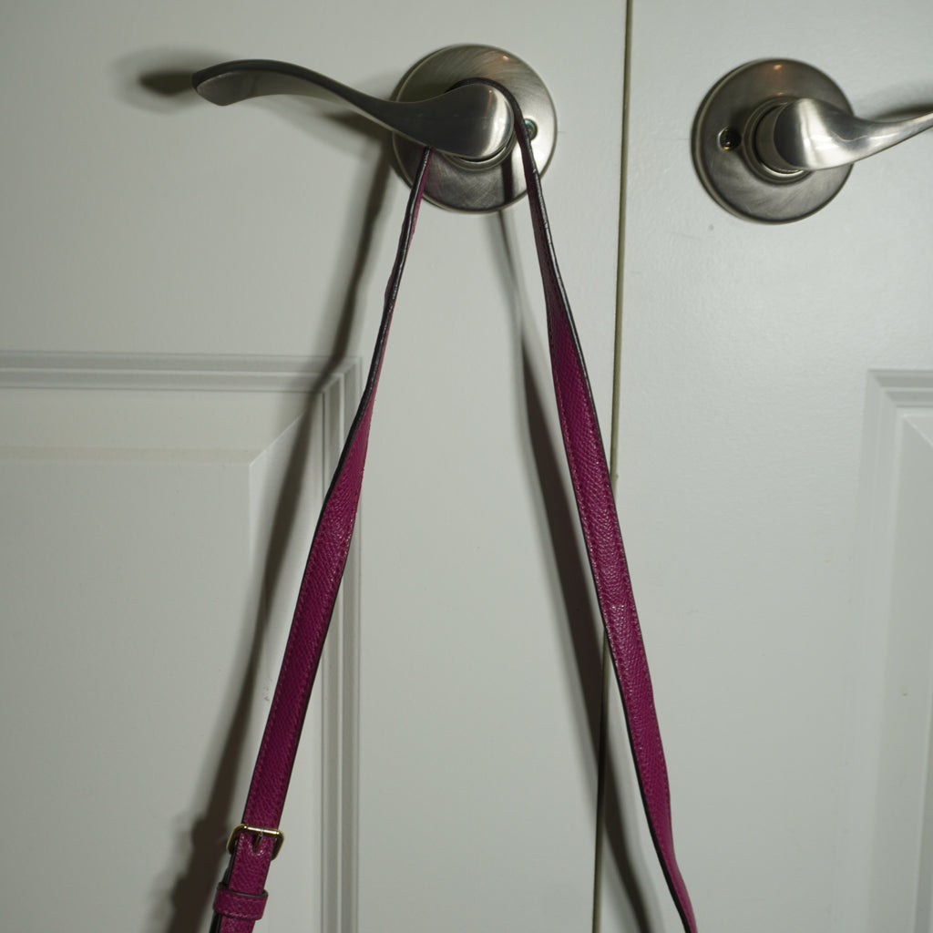 Coach Brown & Pink Signature Canvas Crossbody