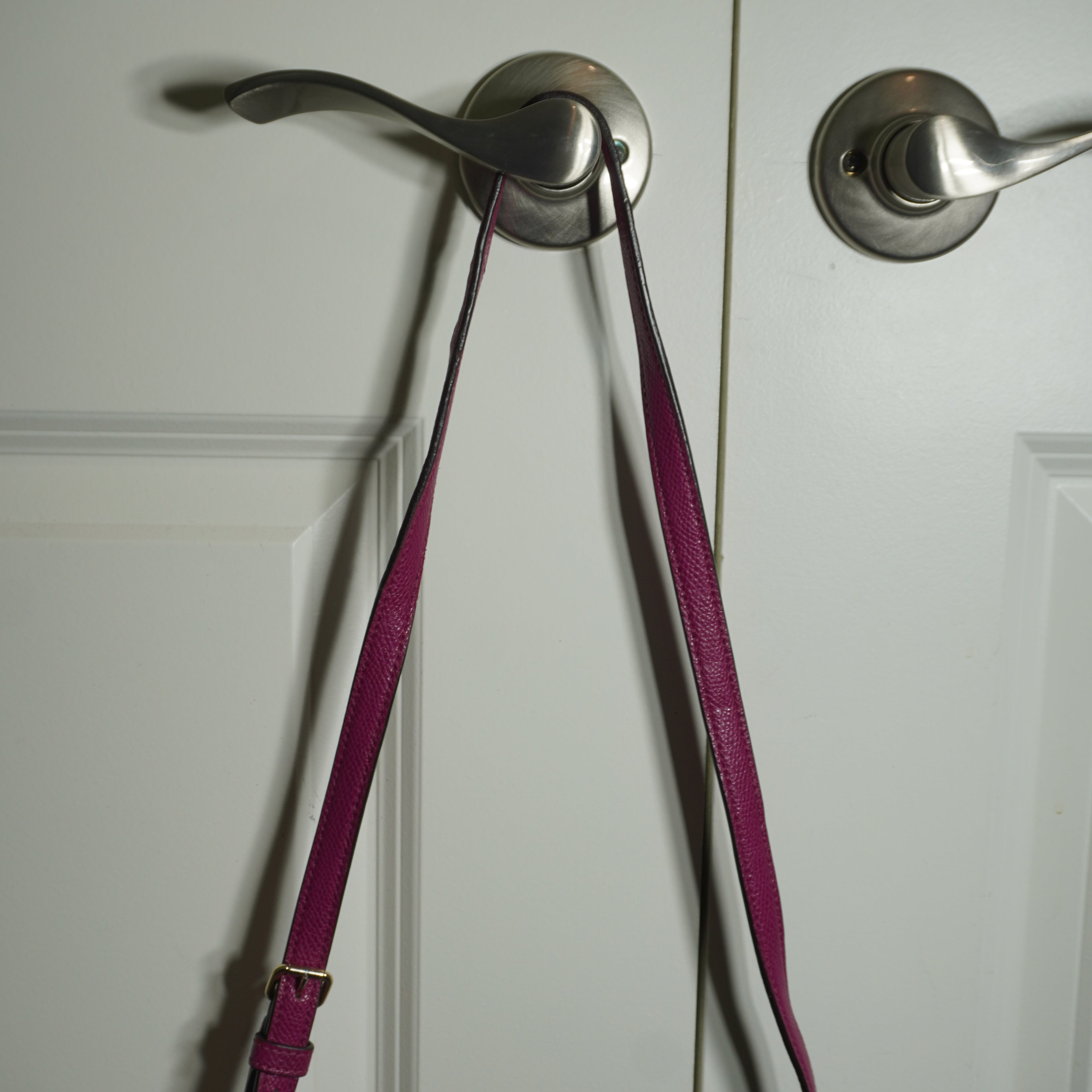 Coach Brown & Pink Signature Canvas Crossbody