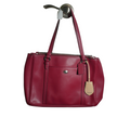 Coach Red Leather Shoulder Bag