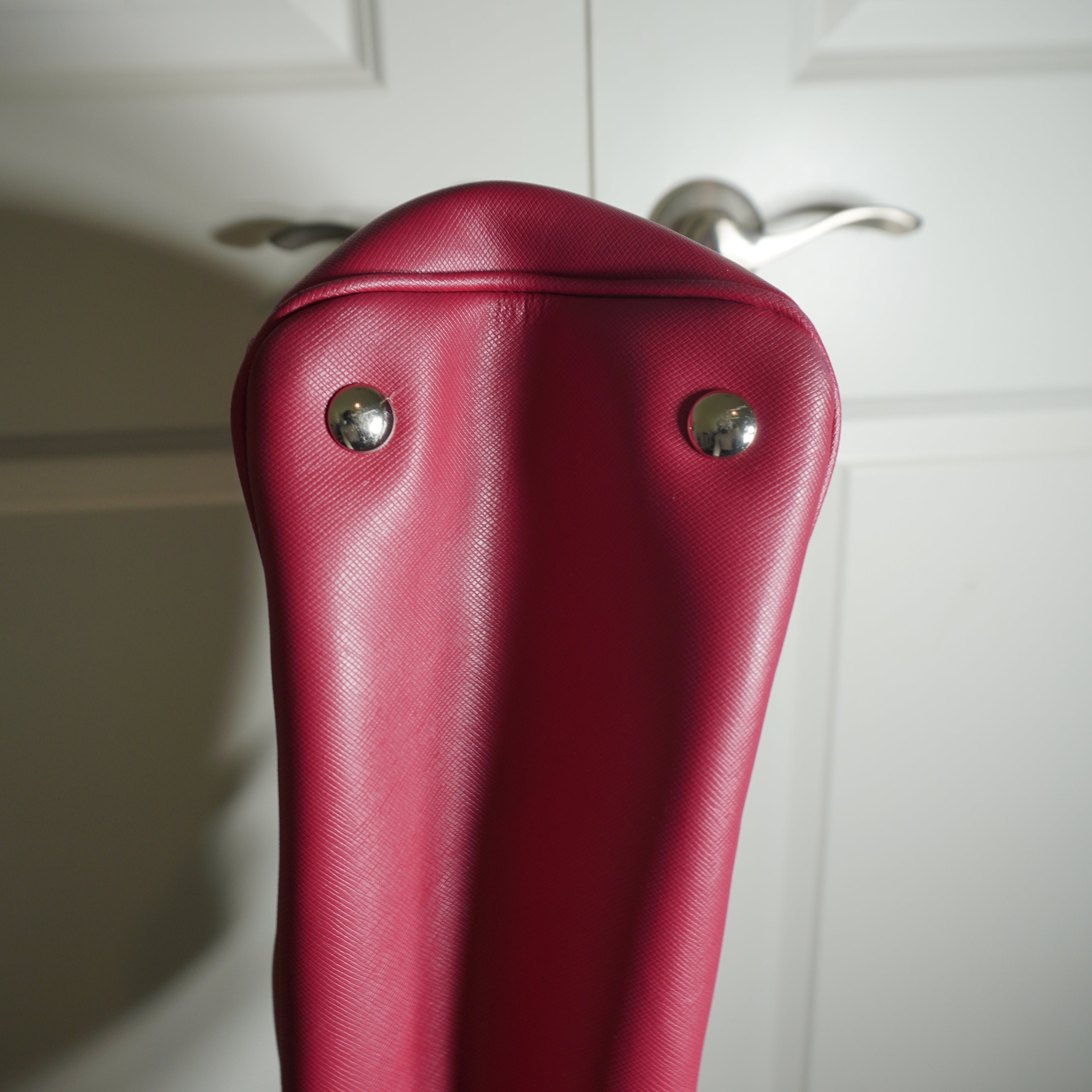 Coach Red Leather Shoulder Bag